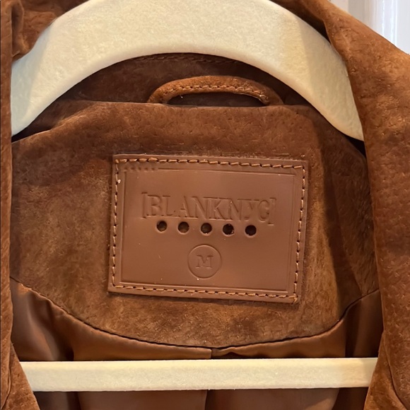 Blank NYC Brown Leather Moto Jacket - Picture 2 of 3